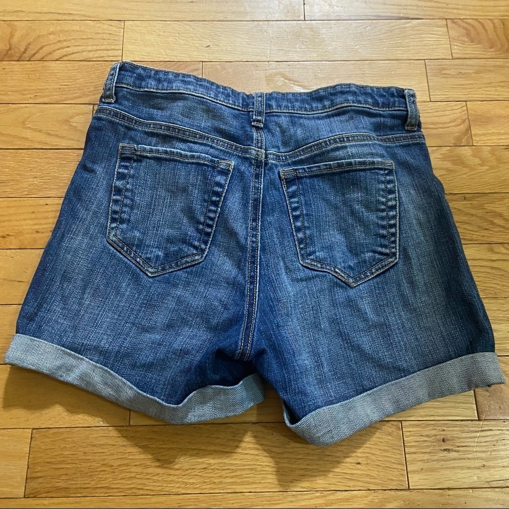 💥5/$25 Smart  set high rise denim‎ shorts in size 2 - Picture 3 of 5